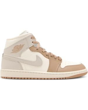 Nike Air Jordan 1 High-Top Trainers - Natural