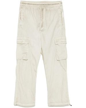 Izzue Drawstring Cargo Trousers - White