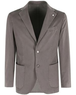 L.B.M. 1911 Single-Breasted Blazer - Grey