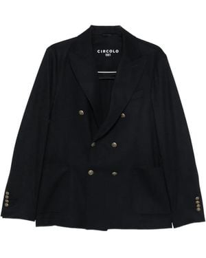 Circolo 1901 Blazer Met Dubbele Rij Knopen - Zwart