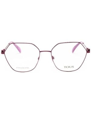 Tous Geometric-Frame Glasses - White