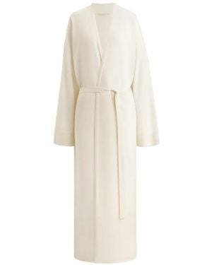12 STOREEZ Rosie Belted Cardigan - White