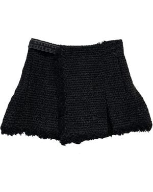 Sacai ツイード ショートパンツ - ブラック