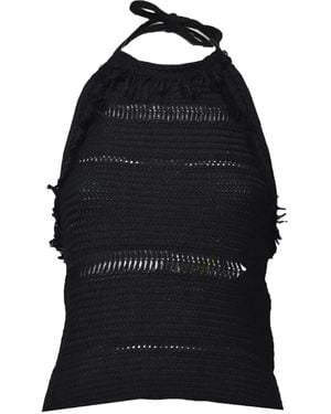 Isabel Marant Top Araliane Con Scollo All'Americana - Nero