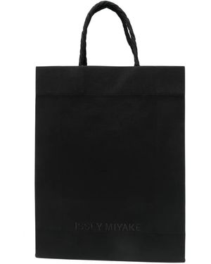 Issey Miyake Paper Bag Tote Bag - Black