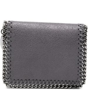 Stella McCartney Falabella Chain-Trim Wallet - Grey