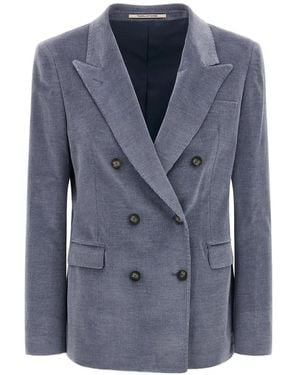 Tagliatore Parigi Double-Breasted Blazer - Blue