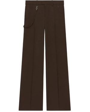 Courreges Pantaloni Svasati - Marrone
