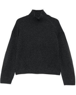 JOSEPH Klassischer Kaschmirpullover - Schwarz