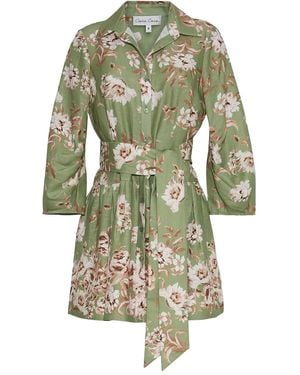 Cara Cara Raya Floral Mini Dress - Green