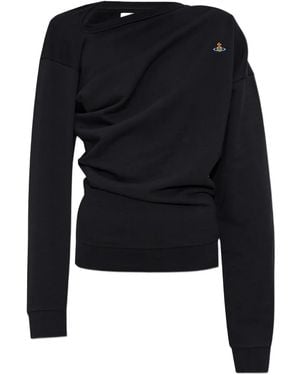 Vivienne Westwood Sudadera fruncida - Azul