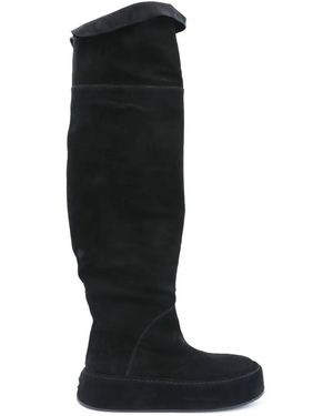 Casadei Overknee-Stiefel Mit Plateau - Schwarz
