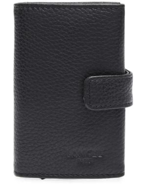 Lancel Leon Grained Leather Cardholder - Black