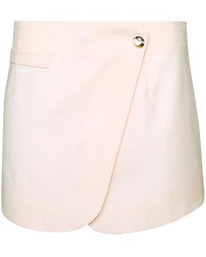 Coperni Tailored Wrap Miniskirt - Pink