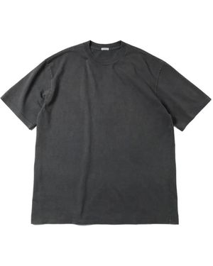 A.PRESSE Crew-Neck Short-Sleeve T-Shirt - Black