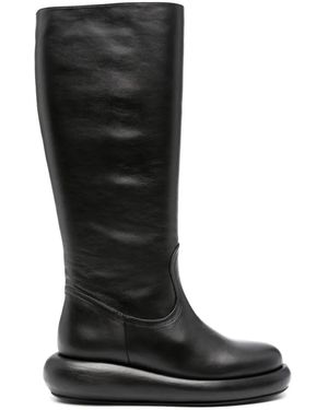 Paloma Barceló Botas con paneles - Negro