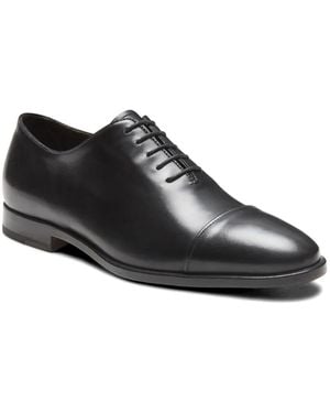 Fratelli Rossetti Leather Oxford Shoes - Black