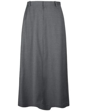 JNBY A-Line Maxi Skirt - Gray