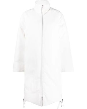 Jil Sander ハイネック パデッドコート - ホワイト