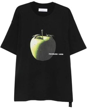 OAMC Apple-Print T-Shirt - Black