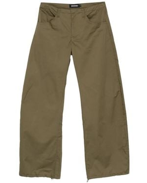EB DENIM Isla Cinch Belt-Loop Pocket Pants - Green
