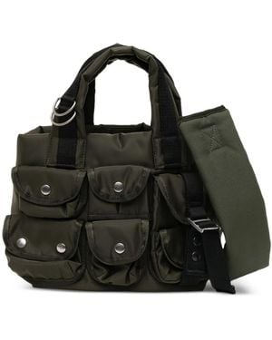 Sacai Multi-Pocket Tote Bag - Black