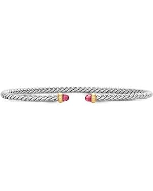 David Yurman Kleine Cable Flex Armband - Wit
