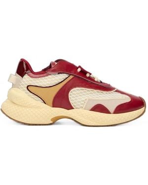 Roberto Cavalli Paneled Low-Top Sneakers - Pink