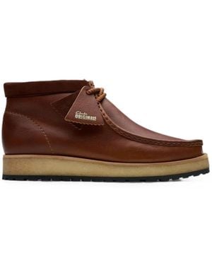 Clarks Wallabee Scout Boots - Brown