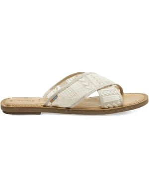 TOMS Viv Natural Arrow Sandalen - Weiß