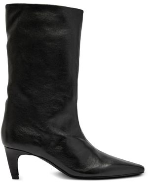Jude Botas Cave con extremo en punta - Negro