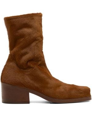 Marsèll Cassello Square-Toe Boots - Brown
