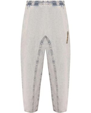 Y. Project Jeans Mit Logo-Stickerei - Grau