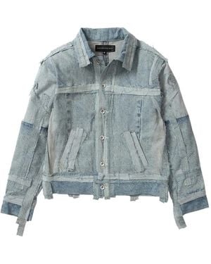Who Decides War Button-Up Jacket - Blue