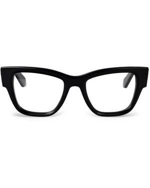 Off-White c/o Virgil Abloh Gafas 8D con montura cat eye - Negro
