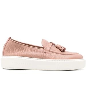 Henderson Tassel-Detail Loafers - Pink
