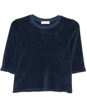 Suzie Kondi Terry-Cloth T-Shirt - Blue
