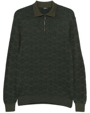 Etro Pull À Col Polo - Green