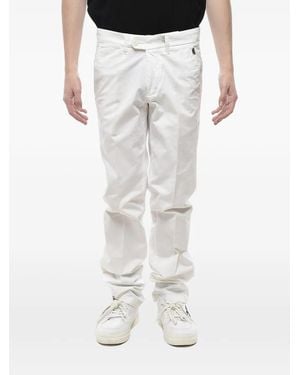 Corneliani Plaque-Detail Trousers - White