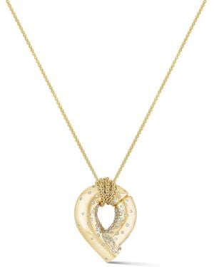 Tabayer 18Kt Oera Gelbgoldhalskette Mit Einem Diamanten - Mettallic