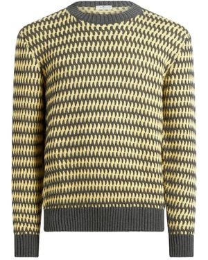 Etro Wool-Jacquard Jumper - Yellow
