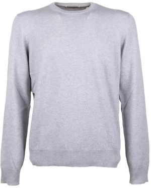 Gran Sasso Crew-Neck Long-Sleeve Jumper - Blue