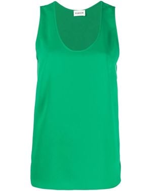 P.A.R.O.S.H. Scoop-Neck Top - Green