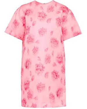 MSGM Rosa T-Shirt Dress - Pink