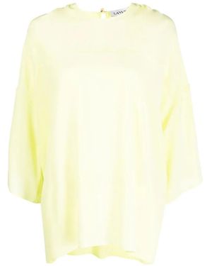Lanvin Silk Blouse - Yellow