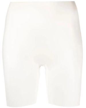 Spanx ハイウエスト ショートパンツ - ホワイト