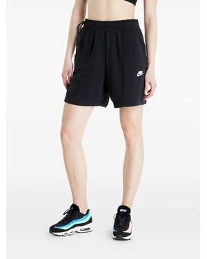 Nike High Waist Shorts - Zwart