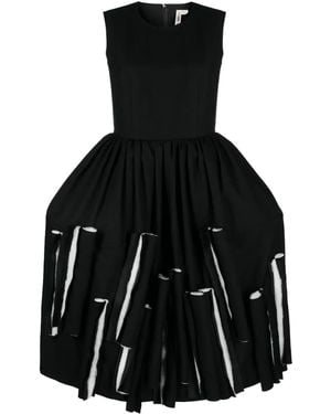 Comme des Garçons Abito Midi Smanicato - Nero