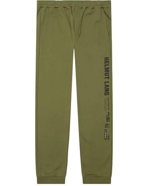 Helmut Lang Jogginghose Mit Logo-Print - Grün
