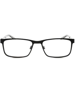HUGO Rectangle-Frame Glasses - Black